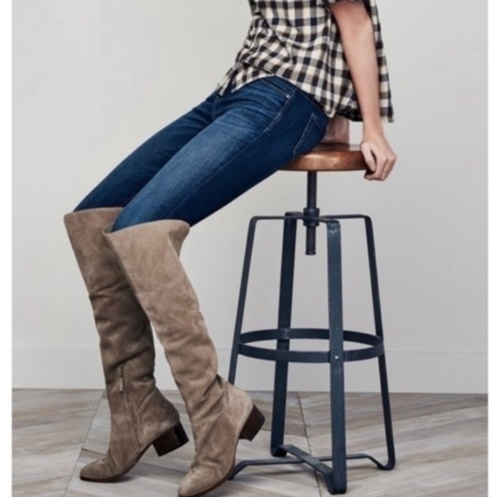 •BP• Luke Over The Knee Boots-taupe